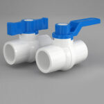 White Solid UPVC Ball Valve